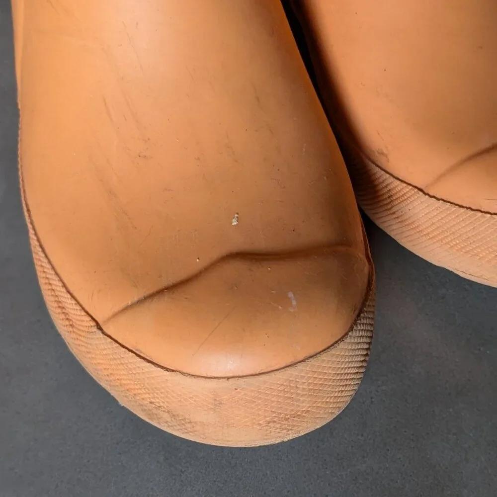 Hunter Original Short Pull-On Rain Boots - Peach / Orange (Size US 7 / UK 5)